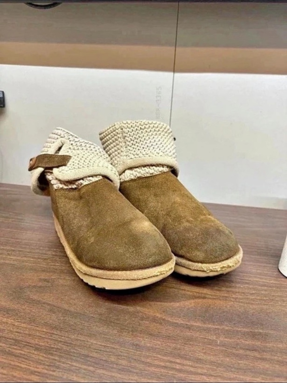 UGG Classic Cardy Boot Brown & Cream Winter Boots